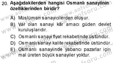 Aile Ekonomisi Dersi 2013 - 2014 Yılı (Final) Dönem Sonu Sınav Soruları 20. Soru