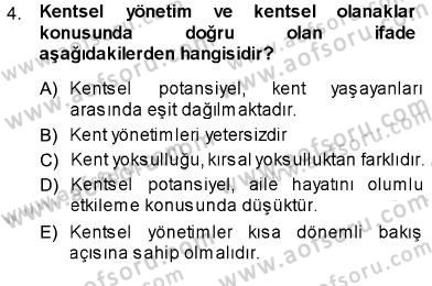 Aile Ekonomisi Dersi 2013 - 2014 Yılı (Final) Dönem Sonu Sınav Soruları 4. Soru