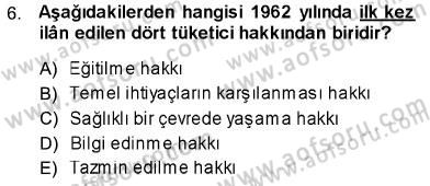 Aile Ekonomisi Dersi 2013 - 2014 Yılı (Final) Dönem Sonu Sınav Soruları 6. Soru