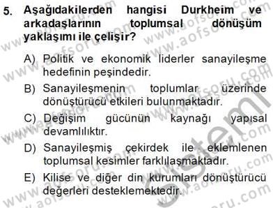 Aile Ekonomisi Dersi Ara Sınavı Deneme Sınav Soruları 5. Soru