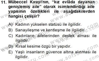Aile Ekonomisi Dersi 2014 - 2015 Yılı (Final) Dönem Sonu Sınav Soruları 11. Soru
