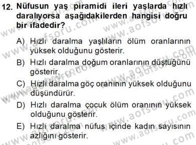 Aile Ekonomisi Dersi 2014 - 2015 Yılı (Final) Dönem Sonu Sınav Soruları 12. Soru