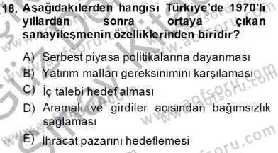 Aile Ekonomisi Dersi 2014 - 2015 Yılı (Final) Dönem Sonu Sınav Soruları 18. Soru