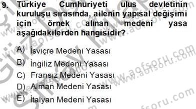 Aile Ekonomisi Dersi 2014 - 2015 Yılı (Final) Dönem Sonu Sınav Soruları 9. Soru