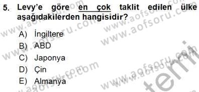 Aile Ekonomisi Dersi Ara Sınavı Deneme Sınav Soruları 5. Soru