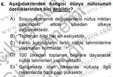 Aile Ekonomisi Dersi Ara Sınavı Deneme Sınav Soruları 6. Soru