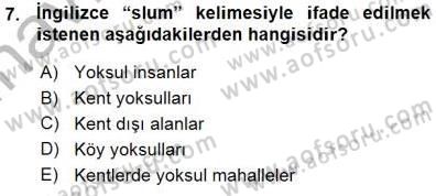 Aile Ekonomisi Dersi Ara Sınavı Deneme Sınav Soruları 7. Soru