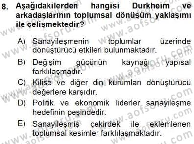 Aile Ekonomisi Dersi 2015 - 2016 Yılı (Vize) Ara Sınav Soruları 8. Soru