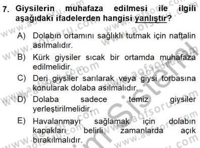 Aile Ekonomisi Dersi 2015 - 2016 Yılı (Final) Dönem Sonu Sınav Soruları 7. Soru