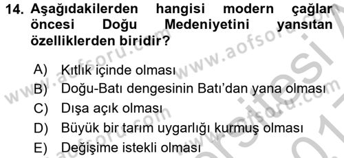Aile Ekonomisi Dersi 2016 - 2017 Yılı 3 Ders Sınav Soruları 14. Soru