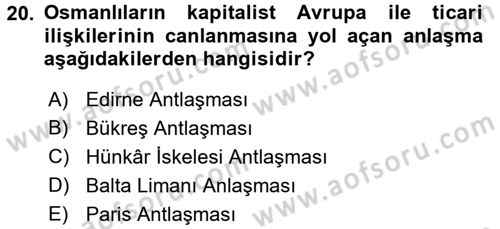 Aile Ekonomisi Dersi 2016 - 2017 Yılı 3 Ders Sınav Soruları 20. Soru