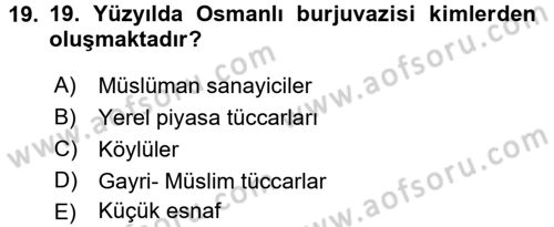 Aile Ekonomisi Dersi 2016 - 2017 Yılı (Final) Dönem Sonu Sınav Soruları 19. Soru