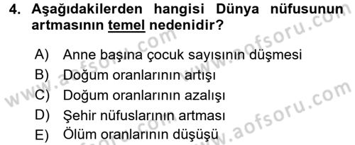 Aile Ekonomisi Dersi 2016 - 2017 Yılı (Final) Dönem Sonu Sınav Soruları 4. Soru