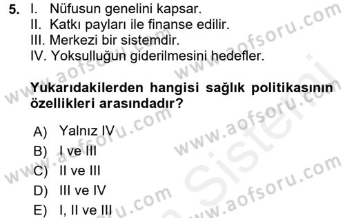 Aile Ekonomisi Dersi 2016 - 2017 Yılı (Final) Dönem Sonu Sınav Soruları 5. Soru