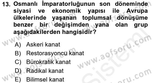 Aile Ekonomisi Dersi 2017 - 2018 Yılı 3 Ders Sınav Soruları 13. Soru