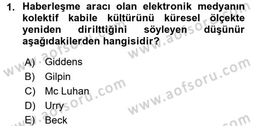 Aile Ekonomisi Dersi Ara Sınavı Deneme Sınav Soruları 1. Soru