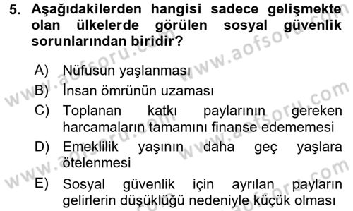 Aile Ekonomisi Dersi 2017 - 2018 Yılı (Final) Dönem Sonu Sınav Soruları 5. Soru