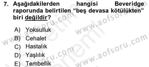Aile Ekonomisi Dersi 2017 - 2018 Yılı (Final) Dönem Sonu Sınav Soruları 7. Soru