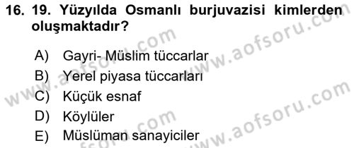 Aile Ekonomisi Dersi 2018 - 2019 Yılı Yaz Okulu Sınav Soruları 16. Soru