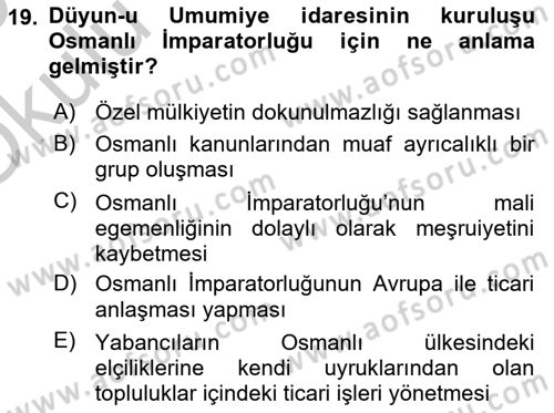 Aile Ekonomisi Dersi 2018 - 2019 Yılı Yaz Okulu Sınav Soruları 19. Soru