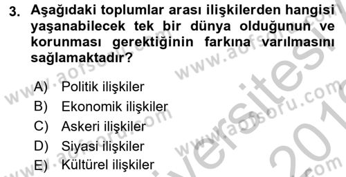 Aile Ekonomisi Dersi 2018 - 2019 Yılı Yaz Okulu Sınav Soruları 3. Soru