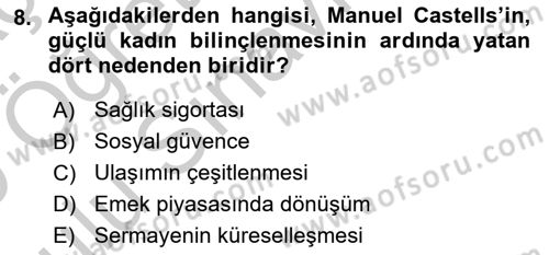 Aile Ekonomisi Dersi 2018 - 2019 Yılı Yaz Okulu Sınav Soruları 8. Soru