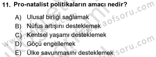 Aile Ekonomisi Dersi 2019 - 2020 Yılı (Final) Dönem Sonu Sınav Soruları 11. Soru
