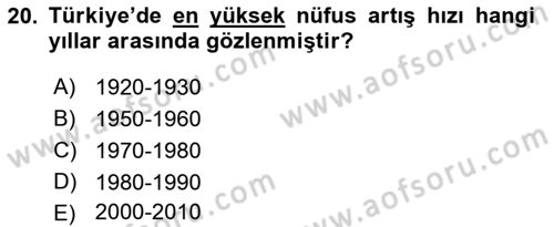 Aile Ekonomisi Dersi 2019 - 2020 Yılı (Final) Dönem Sonu Sınav Soruları 20. Soru