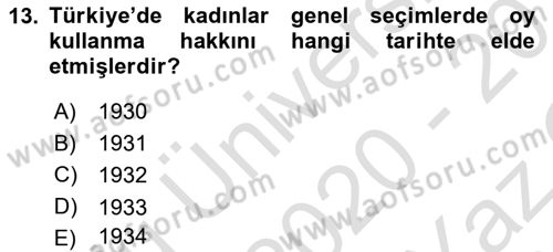 Aile Ekonomisi Dersi 2020 - 2021 Yılı Yaz Okulu Sınav Soruları 13. Soru