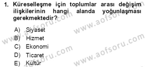 Aile Ekonomisi Dersi Ara Sınavı Deneme Sınav Soruları 1. Soru