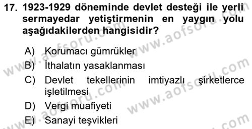 Aile Ekonomisi Dersi 2021 - 2022 Yılı (Final) Dönem Sonu Sınav Soruları 17. Soru