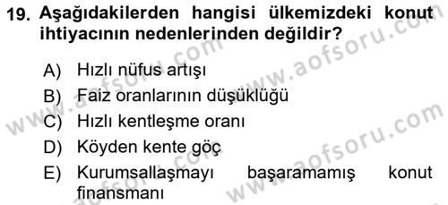 Aile Ekonomisi Dersi 2021 - 2022 Yılı Yaz Okulu Sınav Soruları 19. Soru