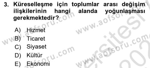 Aile Ekonomisi Dersi 2021 - 2022 Yılı Yaz Okulu Sınav Soruları 3. Soru