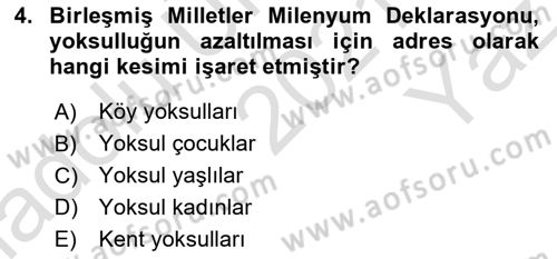 Aile Ekonomisi Dersi Yaz Okulu Sınavı Deneme Sınav Soruları 4. Soru