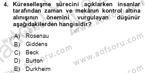 Aile Ekonomisi Dersi Ara Sınavı Deneme Sınav Soruları 4. Soru