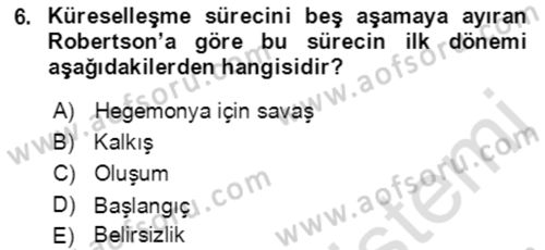 Aile Ekonomisi Dersi 2022 - 2023 Yılı (Vize) Ara Sınav Soruları 6. Soru