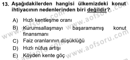 Aile Ekonomisi Dersi 2022 - 2023 Yılı (Final) Dönem Sonu Sınav Soruları 13. Soru