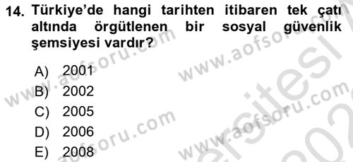Aile Ekonomisi Dersi 2022 - 2023 Yılı (Final) Dönem Sonu Sınav Soruları 14. Soru