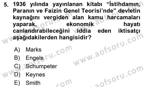 Aile Ekonomisi Dersi 2022 - 2023 Yılı (Final) Dönem Sonu Sınav Soruları 5. Soru