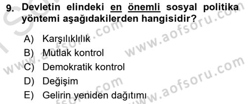 Aile Ekonomisi Dersi 2022 - 2023 Yılı (Final) Dönem Sonu Sınav Soruları 9. Soru