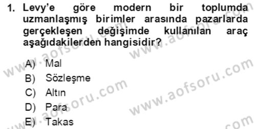 Aile Ekonomisi Dersi 2022 - 2023 Yılı Yaz Okulu Sınav Soruları 1. Soru