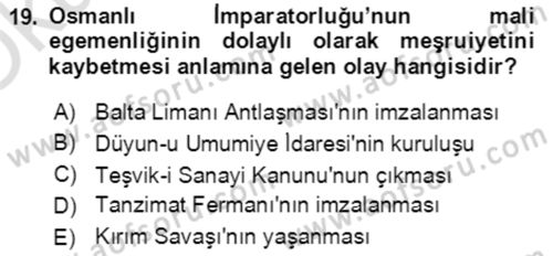 Aile Ekonomisi Dersi 2022 - 2023 Yılı Yaz Okulu Sınav Soruları 19. Soru