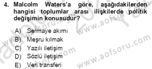 Aile Ekonomisi Dersi 2022 - 2023 Yılı Yaz Okulu Sınav Soruları 4. Soru