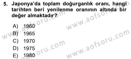 Aile Ekonomisi Dersi Ara Sınavı Deneme Sınav Soruları 5. Soru