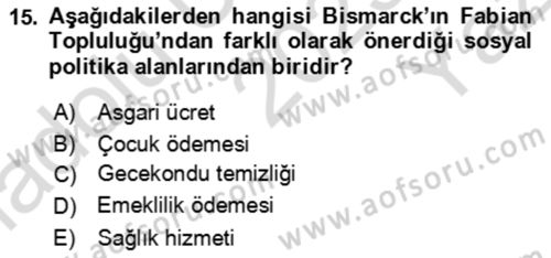Aile Ekonomisi Dersi 2023 - 2024 Yılı Yaz Okulu Sınav Soruları 15. Soru
