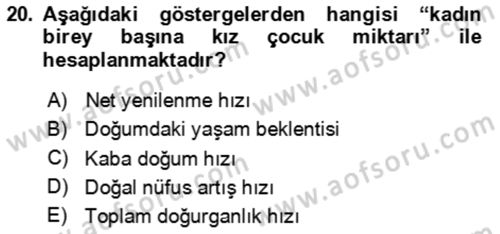 Aile Ekonomisi Dersi 2023 - 2024 Yılı Yaz Okulu Sınav Soruları 20. Soru