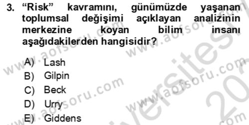 Aile Ekonomisi Dersi 2023 - 2024 Yılı Yaz Okulu Sınav Soruları 3. Soru
