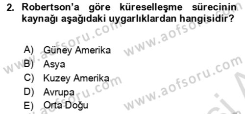 Aile Ekonomisi Dersi Ara Sınavı Deneme Sınav Soruları 2. Soru