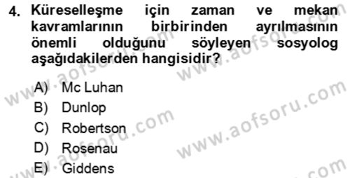Aile Ekonomisi Dersi 2024 - 2025 Yılı (Vize) Ara Sınav Soruları 4. Soru