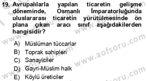 Aile Ekonomisi Dersi 2024 - 2025 Yılı (Final) Dönem Sonu Sınav Soruları 19. Soru